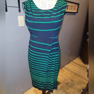 Black and green Dress